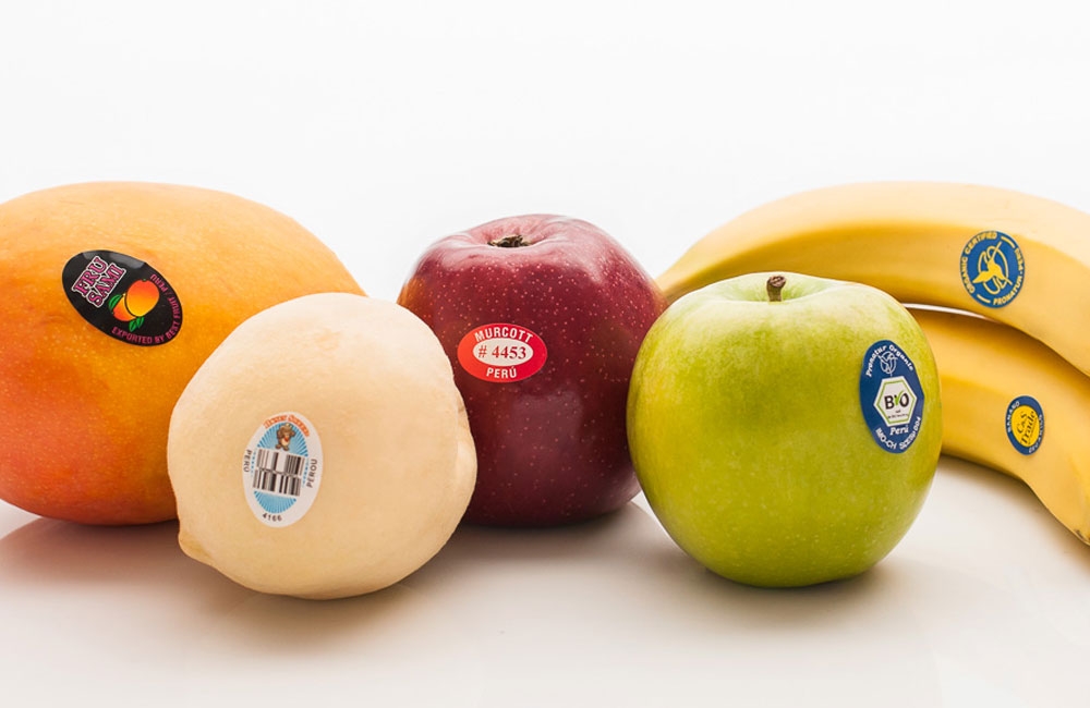 Etiquetas para Frutas